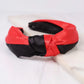 Tony Two Tone Headband BLACK RED