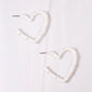 White Admirer Pearl Heart Earrings