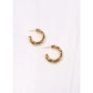 Caroline Hill Agatha Hoop Earring Gold