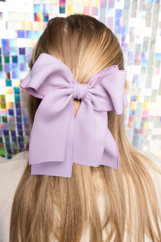 Perfectly You Lavender Hair Bow Barrette