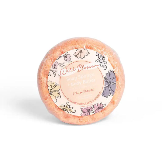 Wild Blossom Soap Infused Body Buffer-Mango Delight
