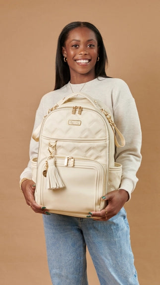 Itzy Ritzy Milk And Honey Boss Plus Backpack Diaper Bag