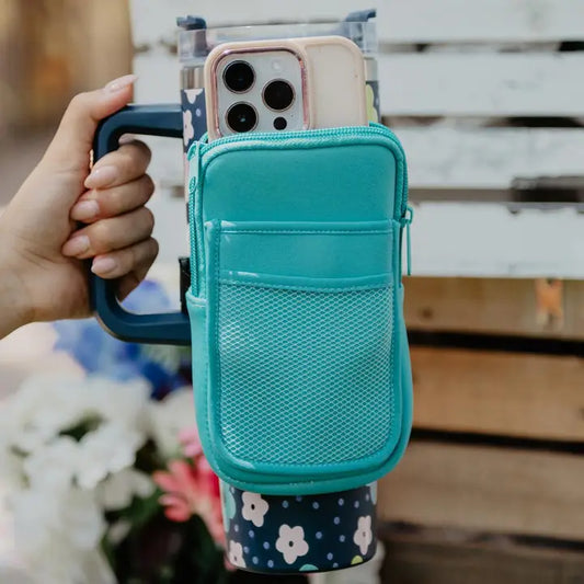 Katydid Deep Teal Tumbler Zipper Pouch