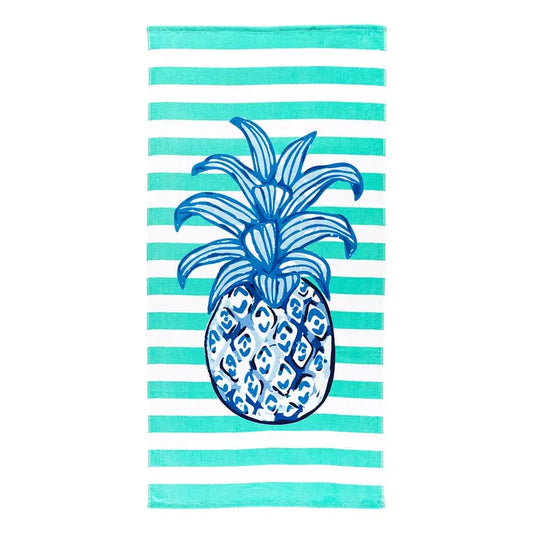Viv & Lou Pineapple Beach Towel
