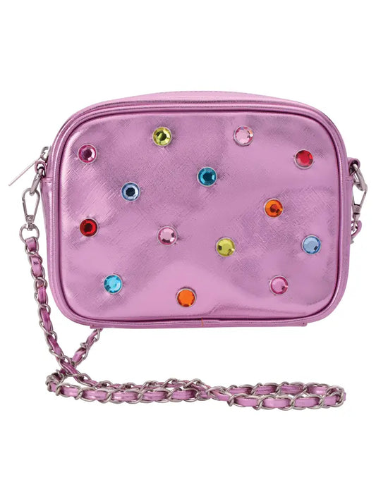 Candy Gem Crossbody Purple