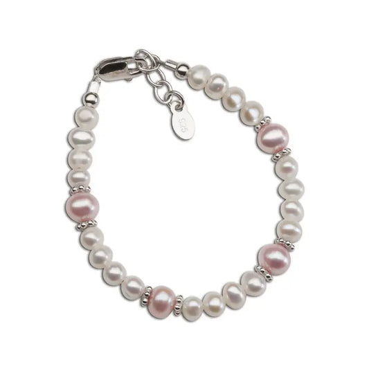 Addie - Sterling Silver Pearl Baby Bracelet