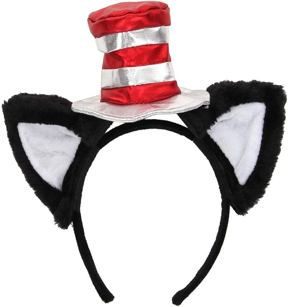 Cat in the Hat Headband with Ears