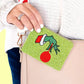 Viv & Lou Grinchmas Beaded Coin Purse