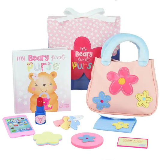 My Beary First Purse 9 Piece Gift Set w/ Book and Much More