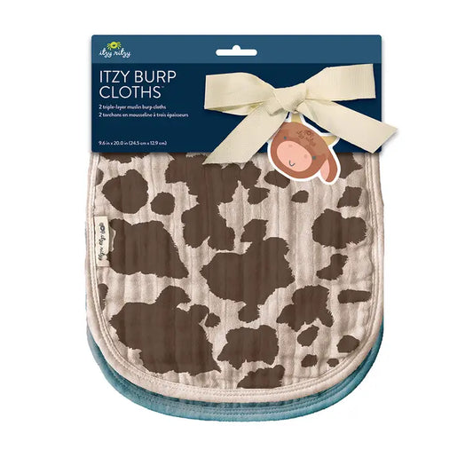 Itzy Ritzy Burp Cloths 2 Pack - Giddy Up