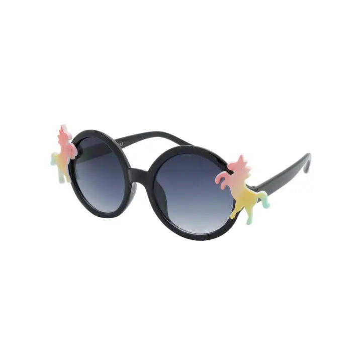 Kids Sunglasses Combo Case with Glasses Unicorn Fashion Cute