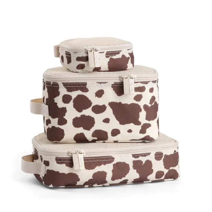 Giddy Up! Cow Print Pack Like A Boss Packing Cubes