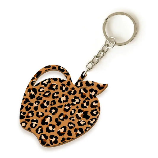 Viv & Lou Apple Keychain