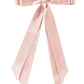 The Kacey Apricot Pink Hair Bow Barrette