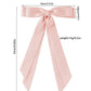 The Kacey Apricot Pink Hair Bow Barrette