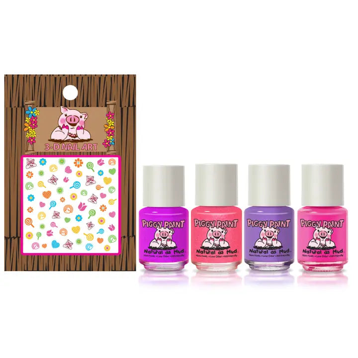 Piggy Paint 0.25 oz. Swirls and Twirls Gift Set