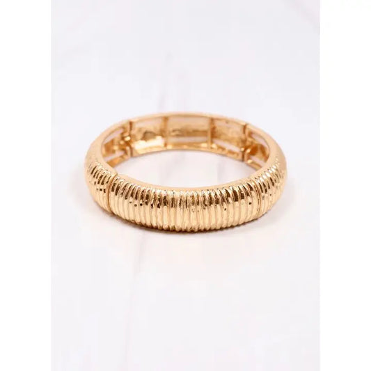 Caroline Hill Agda Metal Bracelet Gold