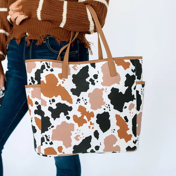 Viv & Lou Herd That Cow Hayden Tote