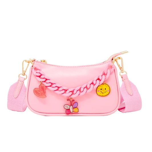 Hobo Jumbo Chain Charm Bag Pink