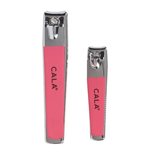 Cala Soft Touch Clipper Duo Set Coral