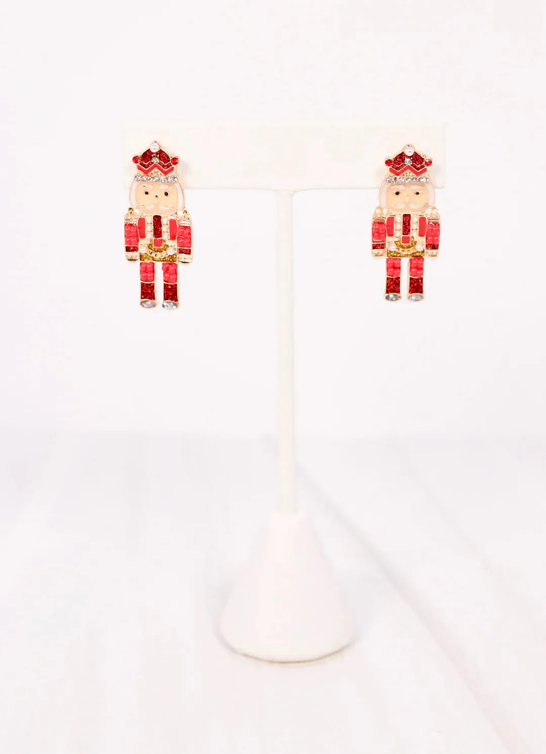 Embellished Nutcracker Earrings