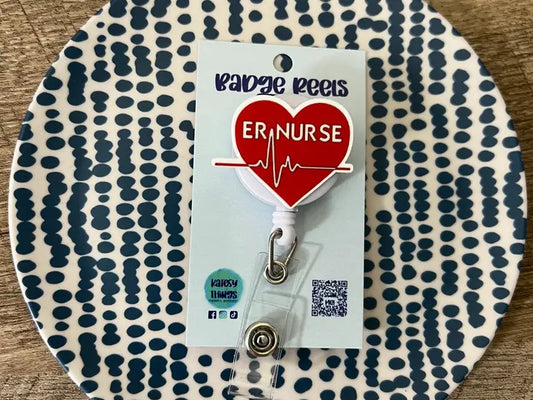 ER Nurse Badge Reel