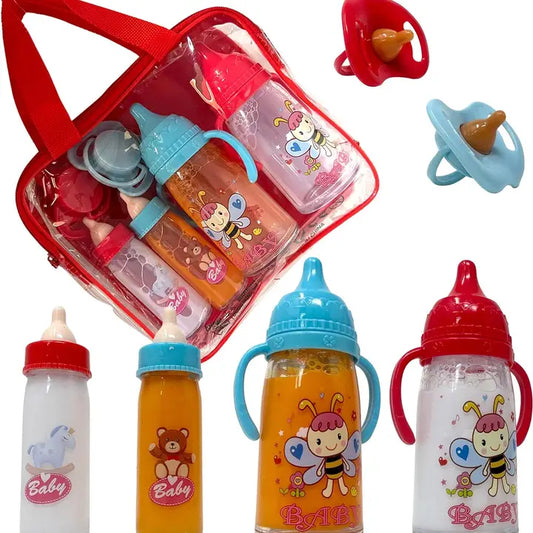 Baby Doll Bottles with Magic Disappearing Milk & Juice