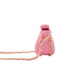 Tiny Quilted Chain Wrapped Hobo Bag Pink