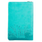 KJV Bible Deluxe Gift Faux Leather, Turquoise W/ Zipper