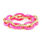 Viv & Lou Hot Pink Chain Bracelet