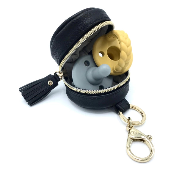 Black Diaper Bag Charm Pod Keychain