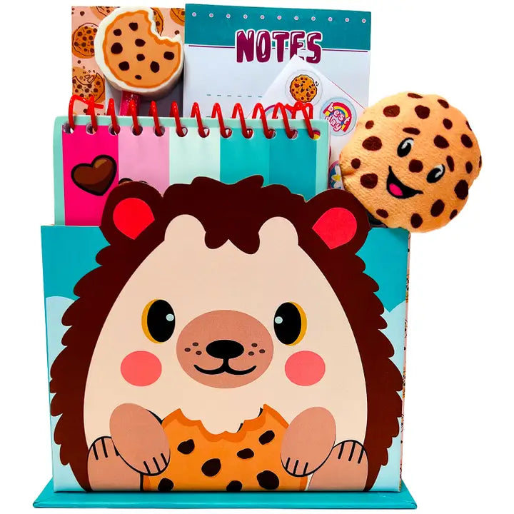 Cookie Crumble Critter Stationery Set - Hedgehog