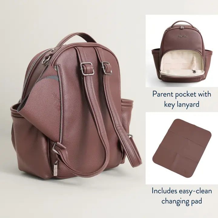 Itzy Ritzy Espresso Itzy Mini Plus Diaper Bag Backpack
