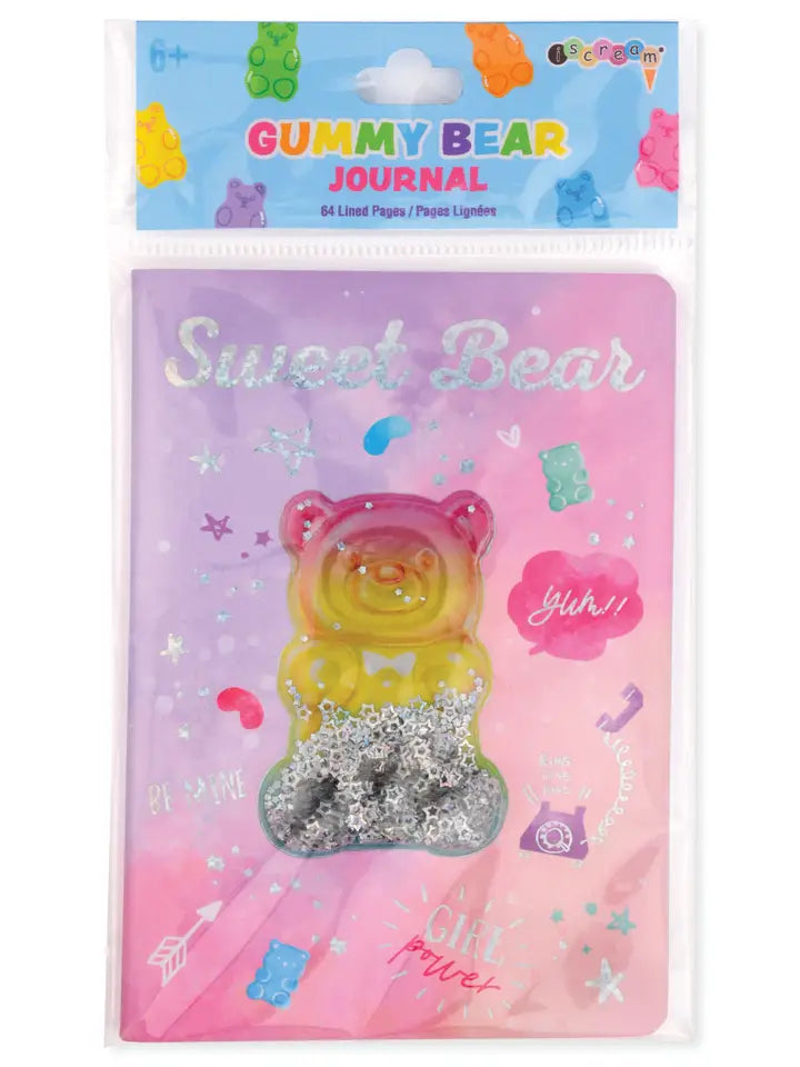 Gummy Bear Shaky Glitter Journal