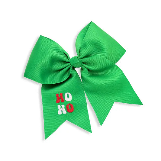 Viv & Lou Ho Ho Green Kids' Hair Bow