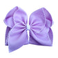 6" Lavender Moon Stitch Hair Bow