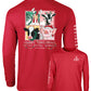 Southernology Filthy Animals Christmas Comfort Color Red Long Sleeve T-Shirt