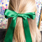 Picture Perfect Green Hair Bow Barrette