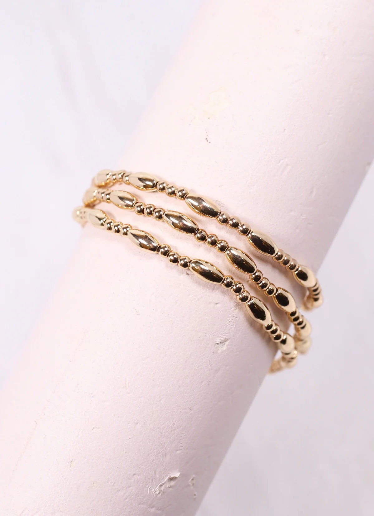 Caroline Hill Gold Tolbery Bracelet SET