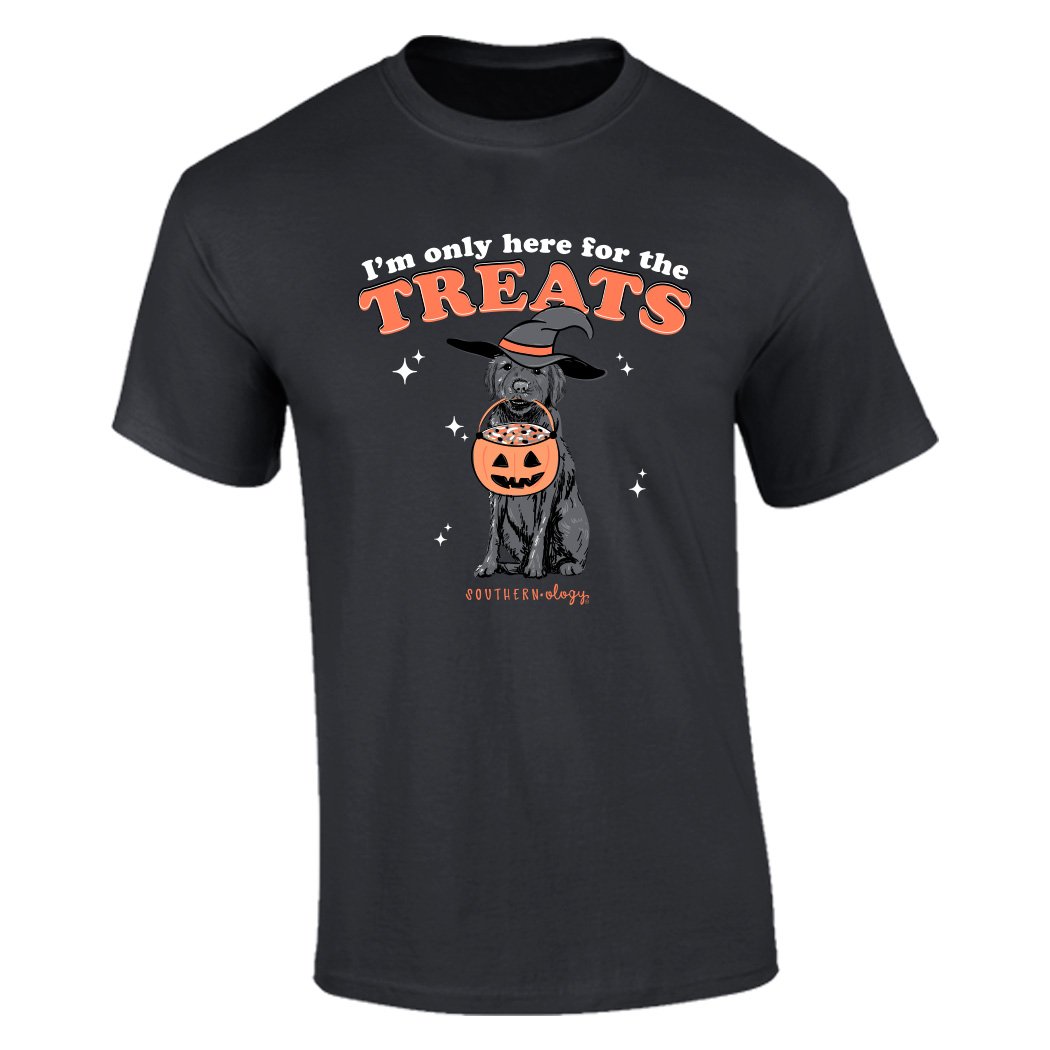 Southernology YOUTH Here for the Treats Graphite Statement Tee