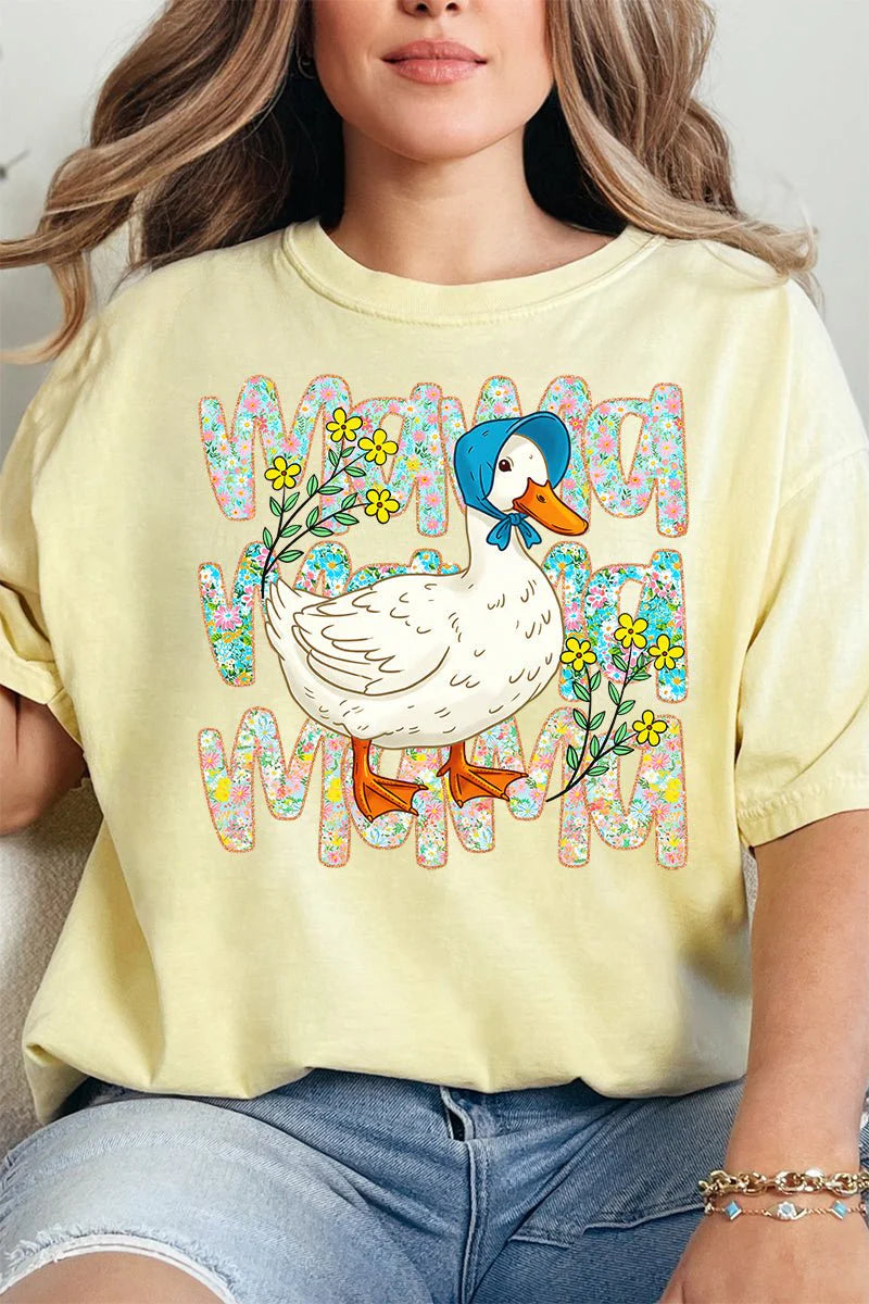 Womens Mama Goose Banana Comfort Colors Tee