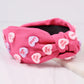 Pink Multi Hug Me Hearts Headband