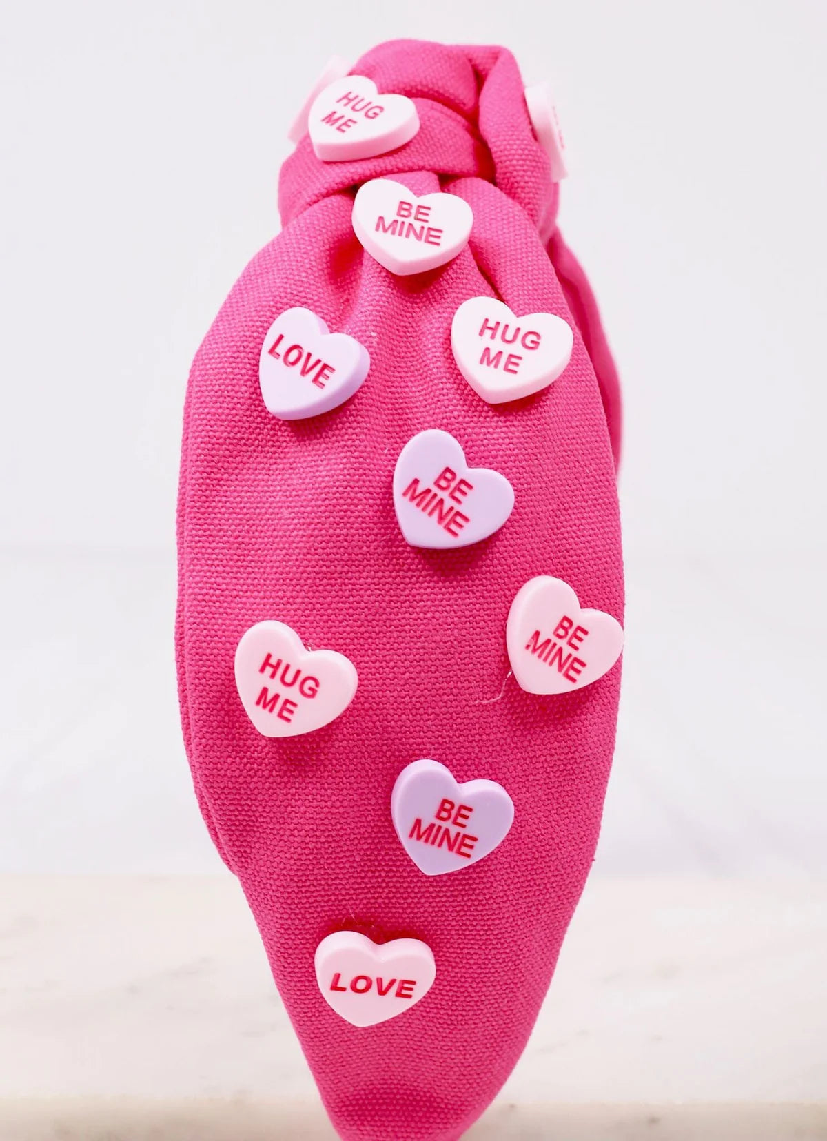 Pink Multi Hug Me Hearts Headband