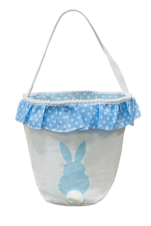 Easter Bunny Bag With Ruffle Blue