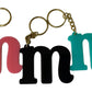 M - Back To The Basics Single Initial Acrylic Keychain