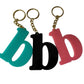 B - Back To The Basics Single Initial Acrylic Keychain