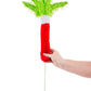 28" Furry Grinch Hand Spray: Lime Green