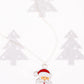 Kris Kringle Silvertone Necklace