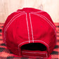 Distressed Red 'Mama Claus' Cap