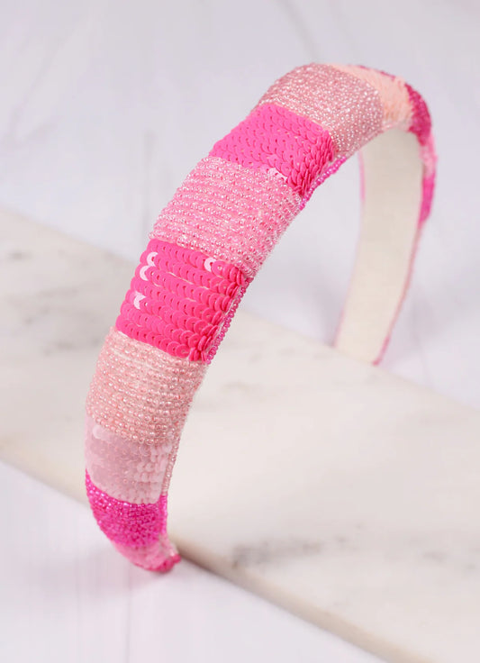 Pink Multi Lover Embellished Headband